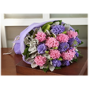 BO80  Birthday Flower Bouquet Hong Kong - Hyacinthus Flowers  